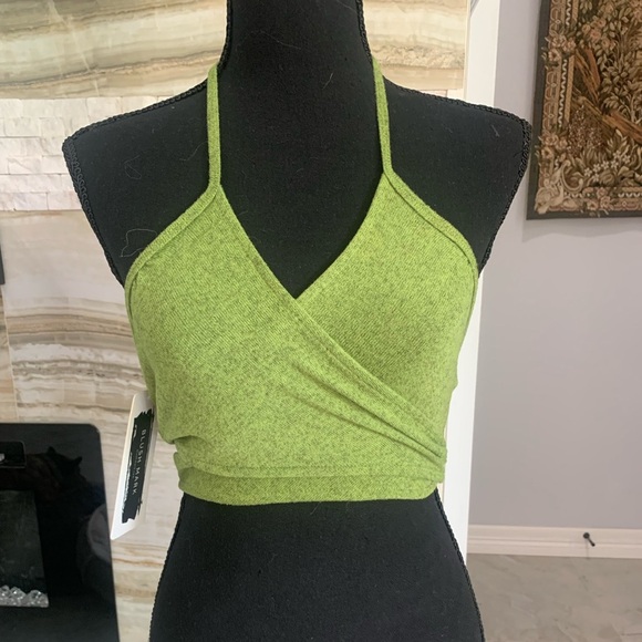 Women’s Blush Mark Mint Green Halter Top Size M - Picture 1 of 4